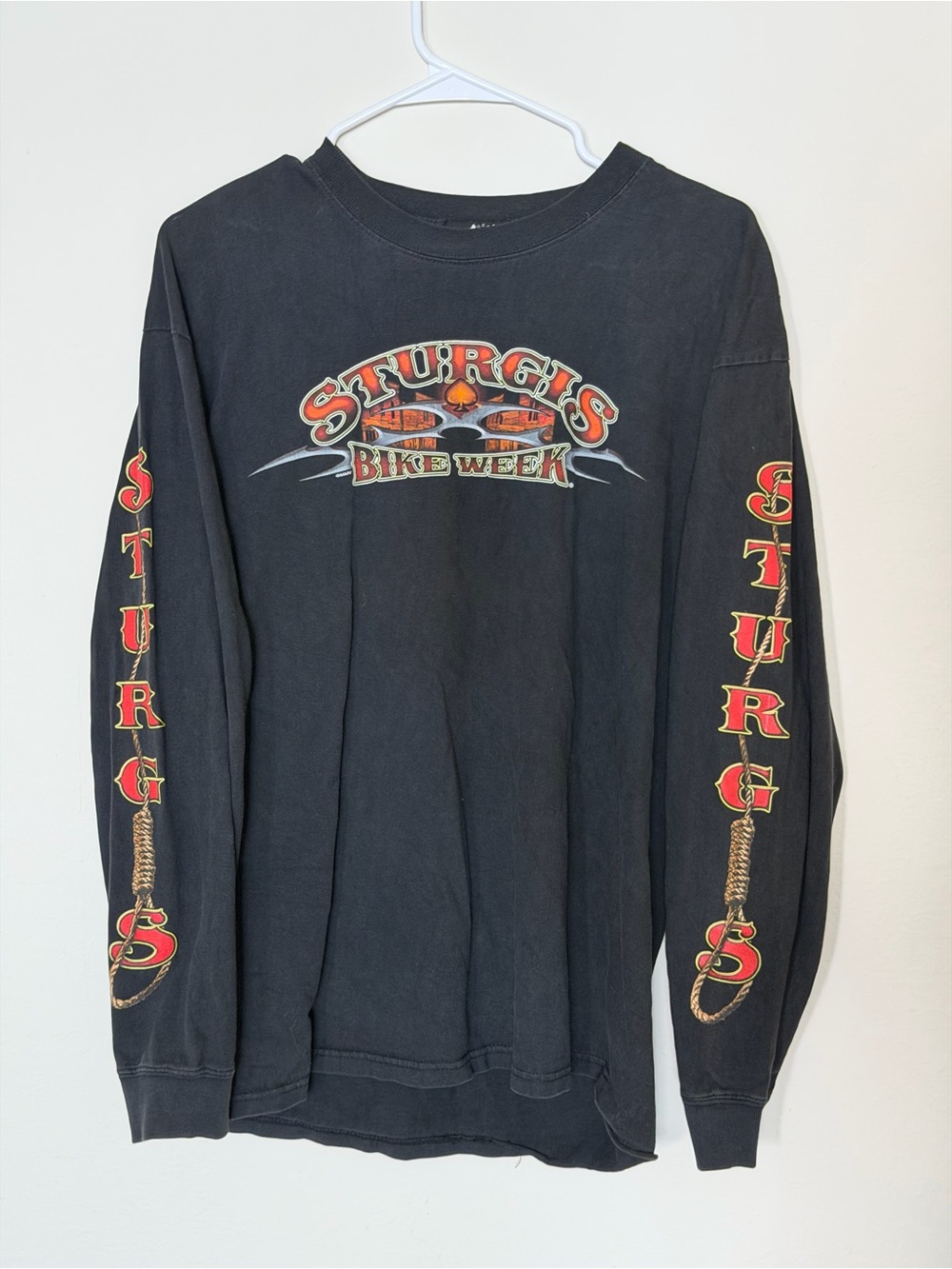 Sturgis Bike Week Long Sleeve Graphic Tee - Black